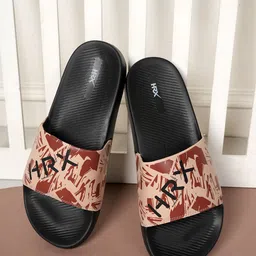 HRX by Hrithik Roshan Unisex Printed Sliders-image-61