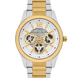 L LOGUES Men Brass Dial & Bracelet Style Straps Analogue Watch G 1974 BM-02-image-2