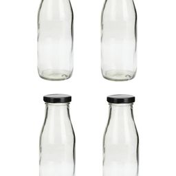 SOMIL Set Of 4 Glass Water Bottle-image-27