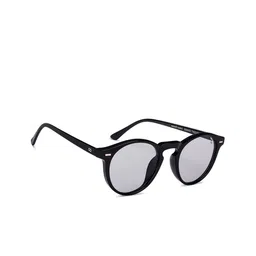 Vincent Chase Unisex Round Sunglasses with UV Protected Lens 221080-Grey-47