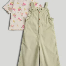 Mothercare Infants GirlsPrinted Pure Cotton Dungaree-picture-15