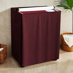 Kuber Industries Maroon Semi-Automatic Foldable Washing Machine Cover-image-62