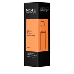 Note Detox and Protect Foundation SPF15 - 30ml - Soft Sand - Shade - 120 image 5