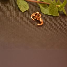 SHREEVARAM Gold-Plated Brass Nose Ring-image-66