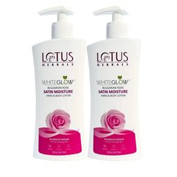 Lotus Herbals WhiteGlow Set Of 2 Bulgarian Rose Hand & Body Lotion- 270ml Each image 2