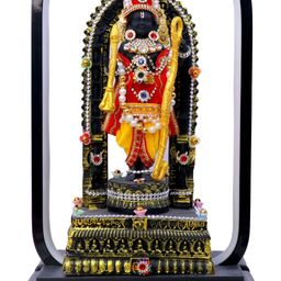 Aura Black & Gold Toned Ram Lalla Idol Showpiece-picture-23
