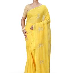 DipDiya Woven Design Taant Saree-15