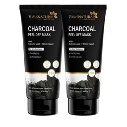 7DAYS Set Of 2 Natural Charcoal Peel Off Mask With Salicylic Acid - 100 ml Each-8