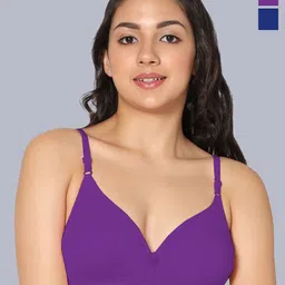 Eden Pack Of 2 Medium Coverage Non Padded Bra-picture-1
