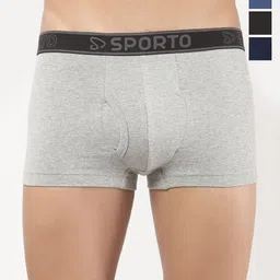 Sporto by Macho Pack Of 4 Mid Rise Trunks-picture-31