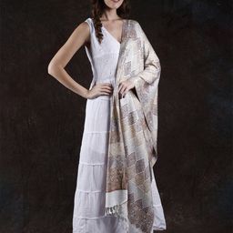 Exotic India Ethnic Motifs Woven Design Shawl-picture-29