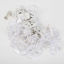 Kuber Industries Orange Flower Shape String Lights image 2