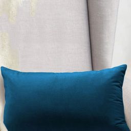 DADDY COOL Sea Green Fibre Filled Faux Velvet Ultra Soft Sleep Pillow-image-98