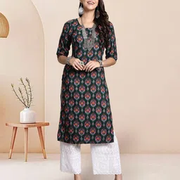 7Threads Selection Of 6 Floral Printed Straight Kurtas-image-3