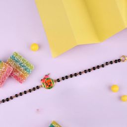 Elegante kids Kids Sterling Silver Handcrafted Gold-Plated Wraparound Bracelet-51