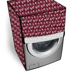 The Furnishing Tree Waterproof and Dustproof Washing Machine Cover Fully-Automatic Front Loading Co-image-34