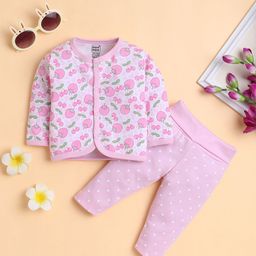 MeeMee Unisex Kids Printed T-shirt with Trousers-picture-11