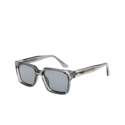 VONDYKE Unisex Grey Lens & Gunmetal-Toned Wayfarer Sunglasses with-22