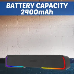 SACRO Audio Bar (PORTABLE HOME TV SOUNDBAR) Dynamic Thunder Sound 2400mAh BatteryCV165 25 W Bluetooth Soundbar-image-13