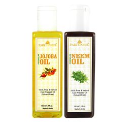 Park Daniel Set Of 2 Cold Pressed Neem & Jojoba Oils - 100ml Each-37