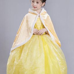 LULU & SKY Girls Embellished Square Neck Gown Dress-picture-16