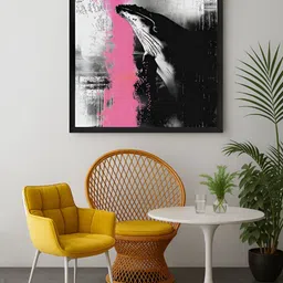 999Store Pink & White 1 Piece Canvas Other Wall Paintings-image-70