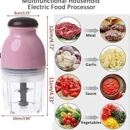 Home & Kitchen Studio Plastic Capsule Cutter Quatre Multipurpose Electric Vegetable & Fruit Chopper-image-19