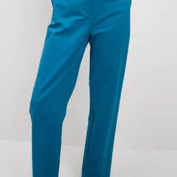 Marks & Spencer Women Slim Fit High-Rise Trousers-image-20