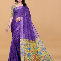 ARPITA FASHION Floral Printed Zari Arani Saree-picture-28