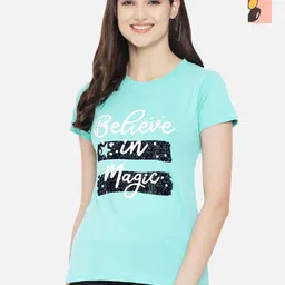 Dreambe Women Typography Printed T-shirt-picture-1