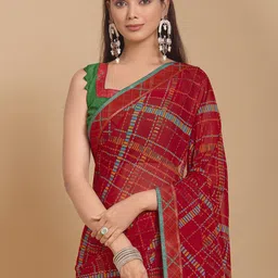Anouk Rustic Poly Chiffon Bagh Saree image 5