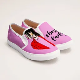 THE QUIRKY NAARI Women Printed Slip-On Sneakers-picture-13