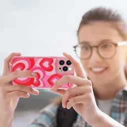 CASE CREATION Heart Real 3D iPhone 13 Pro Max Back Case Mobile Accessories image 5