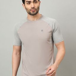 Duke Men Colourblocked Round Neck T-shirt-image-95