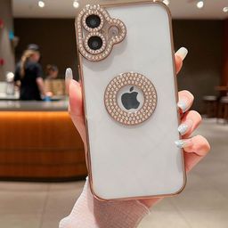 Luxury Kase Embellished iPhone 16 LK030 Logo Mobile Back Case-picture-51