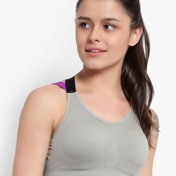 BRACHY Women Full Coverage Non-Wired & Removable Padding Sports Bra-image-37