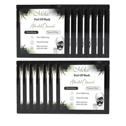 MELAS Set Of 12 Activated Charcoal Peel Off Mask 10 g Each-36