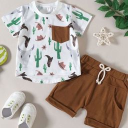 LULU & SKY Infant Boys Printed Night suit-image-30