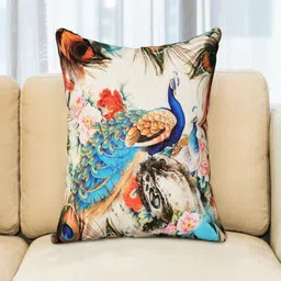 BED-SHEET.COM Blue & White Square Cushion Covers-image-64