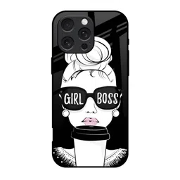 QRIOH Quirky Printed iPhone 16 Pro Max Back Case Mobile Accessories-image-43