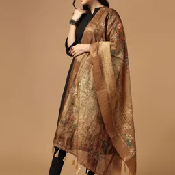 Kaizen TEXO FAB Ethnic Motifs Printed Dupatta image 3