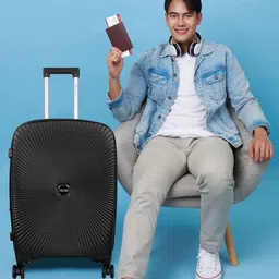 Polo Class Crown Series Textured Hard-Sided Medium Trolley Bag-image-98