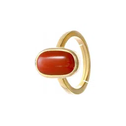 GenZcomplex Gold-Plated Alloy Finger Ring-90
