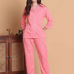 Secret Wish Women Printed Night suit-image-99