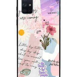 QRIOH Floral Printed Samsung Galaxy A51 Back Case Mobile Accessories-picture-44