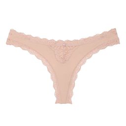 Victoria's Secret Women Lace-Trim Thong Briefs 1125067066H6-image-8