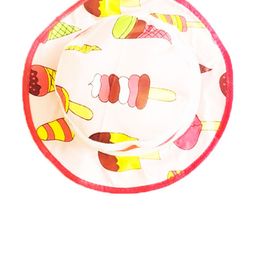 BAESD Unisex Kids Pink Self Design Sun Hat-58