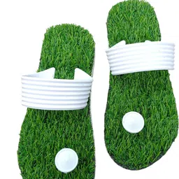 ADJ Men White Flip Flops-6
