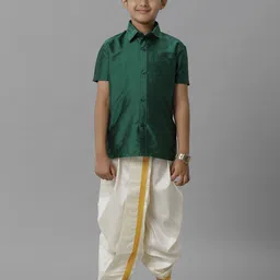 Ramraj Boys Shirt with Dhoti Pants-image-84