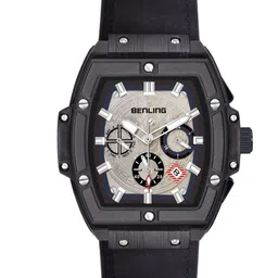 BENLING Men Dial & Leather Wrap Around Straps Analogue Watch BENL-0001-BLK Q-13